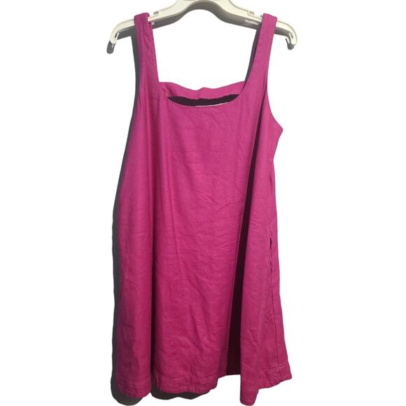 Maeve Anthropologie Lorraine Magenta Mini Dress - Picture 3 of 4